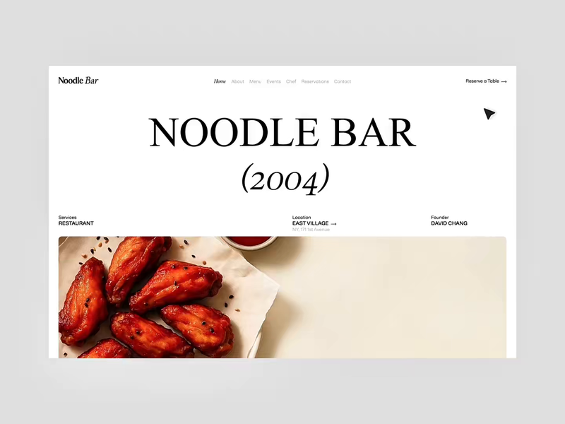 Restaurants Chain Website by Mirhayot for Eloqwnt