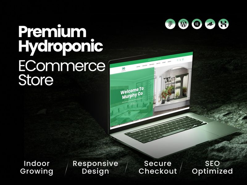 Premium Hydroponic E-Commerce Web Design