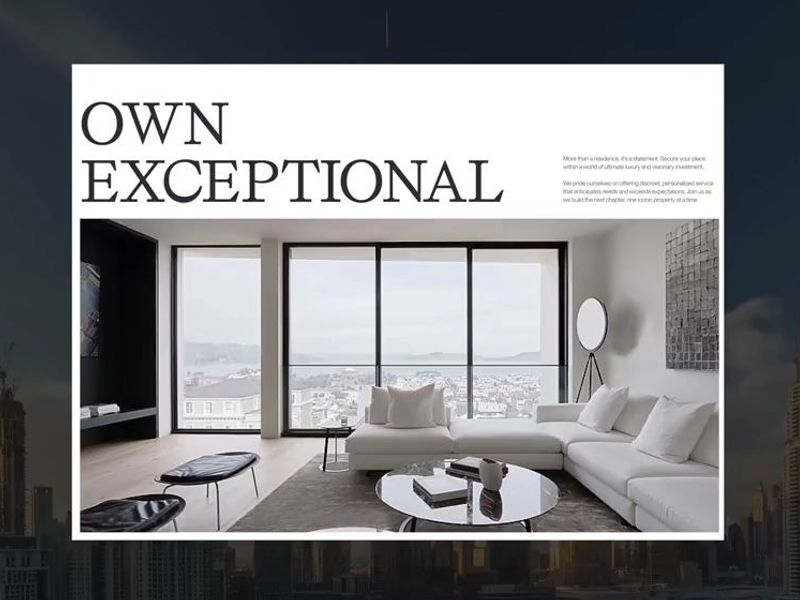 Real Estate Website Motion Design | Grandstone Web UI Animation