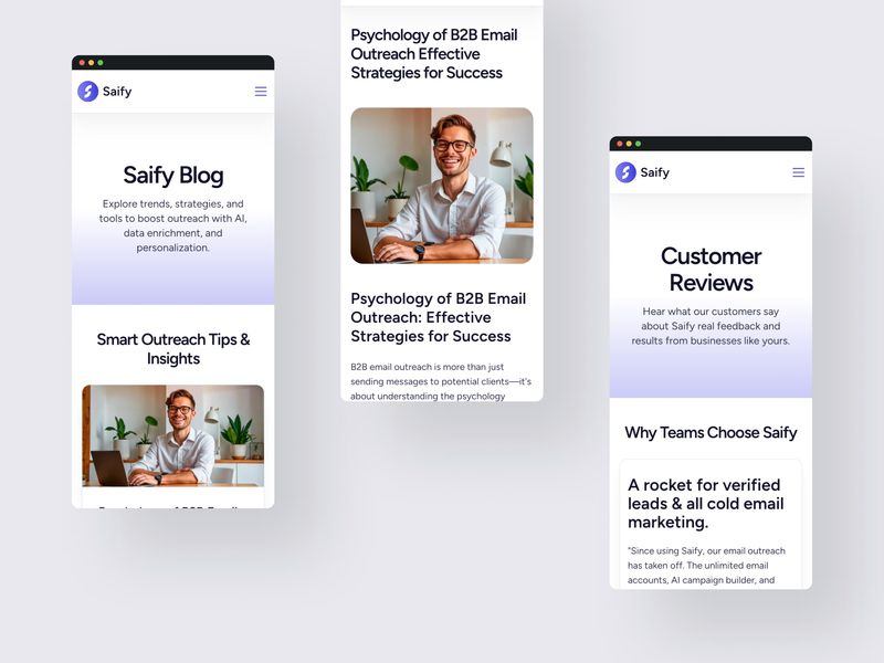  AI Email Marketing SaaS Template