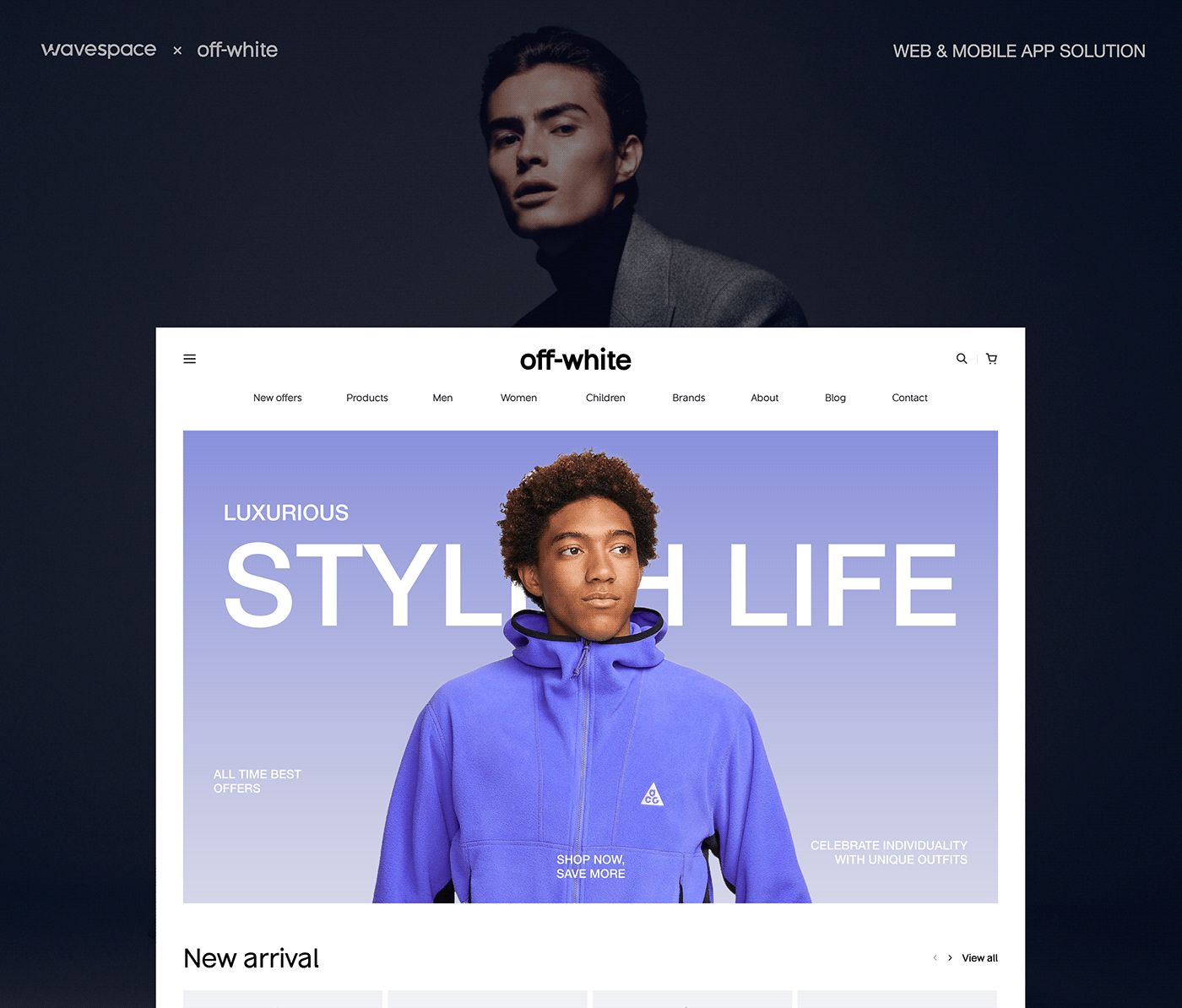 E‑Commerce Website & Mobile App | Off‑White | Wavespace by Wavespace ...