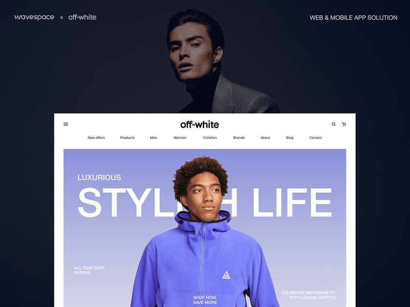 E‑Commerce Website & Mobile App | Off‑White | Wavespace