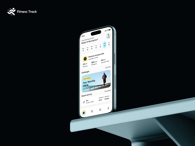 Smart Watch Fitness Tracking Application