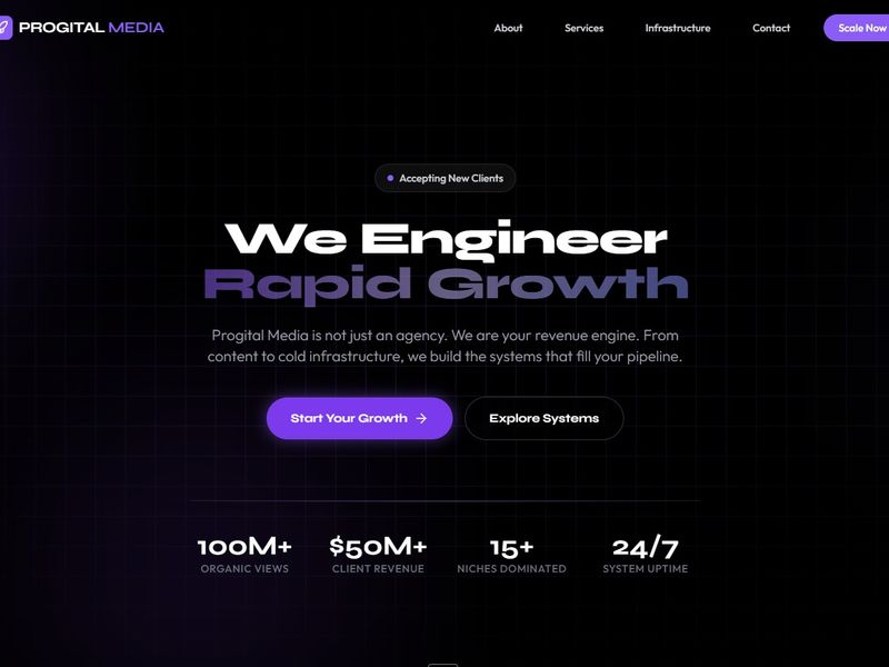 Marketing website design