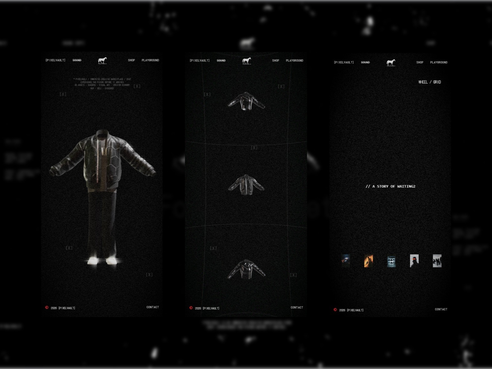 PIXELVAULT – An Immersive Creative Marketplace from 2047 Image 4