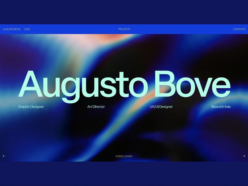 Portfolio website | Augusto Bove