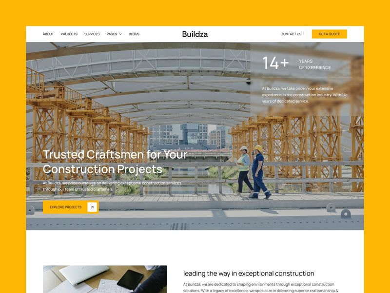Buildza - Home Services Website Template