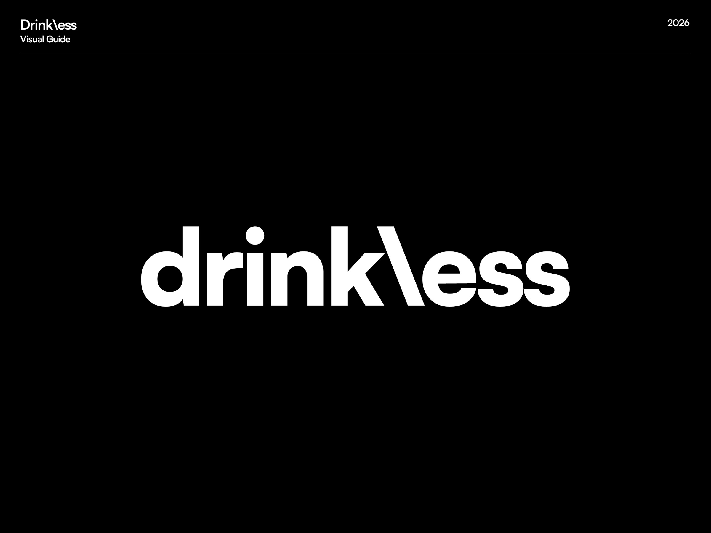 Drinkless — Logo Construction & Grid