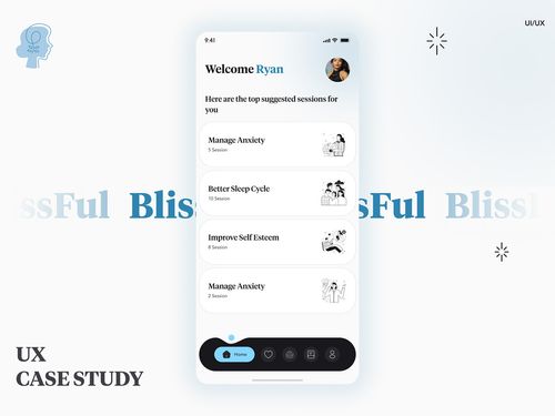 Mental Health APP - UI/UX Case study