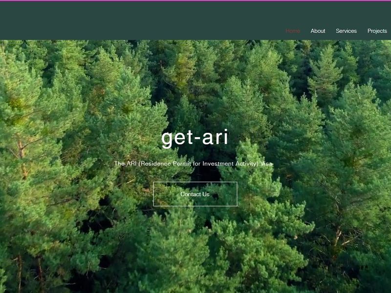 Get-Ari — Golden Visa Consultancy Website