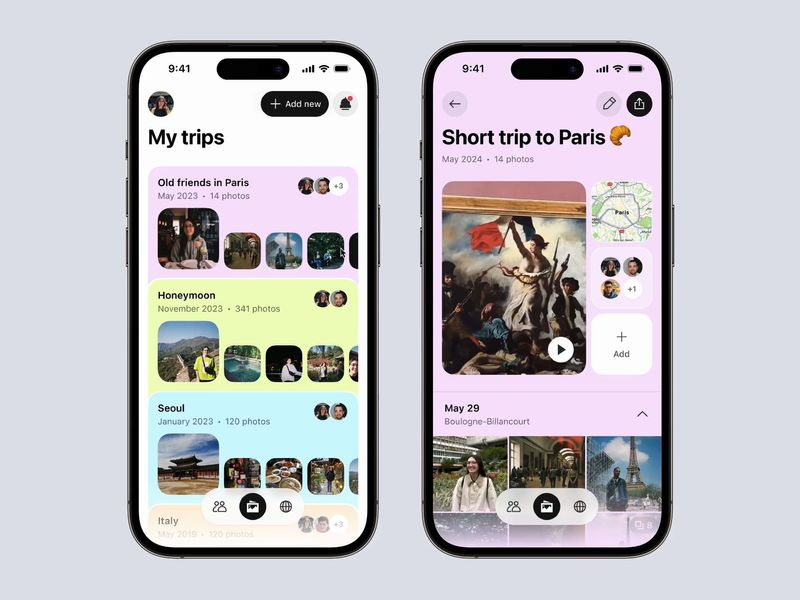 Trip gallery app