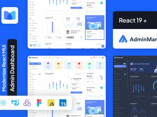 React Admin Templates - Adminmart