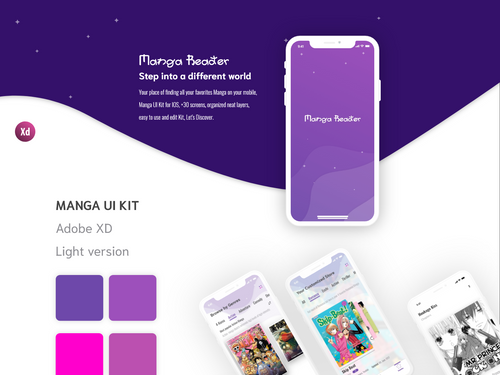 Manga Reader App on Behance