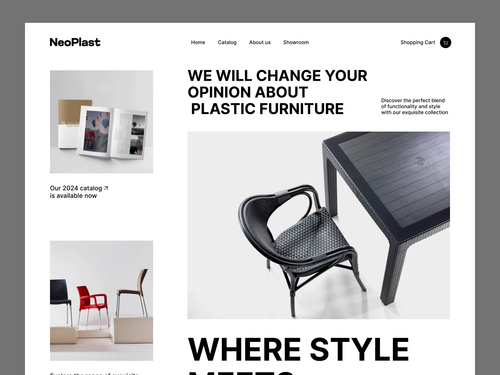 NeoPlast | Furniture Store Web Design by Lumios Digital