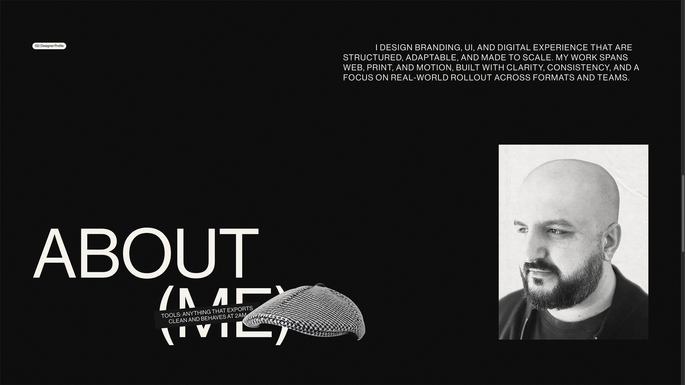 Sleek Portfolio Design with GSAP Goodness Image 0