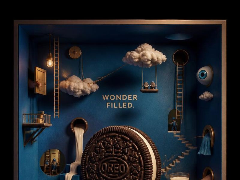 poster for kitkat, oreo ,kises