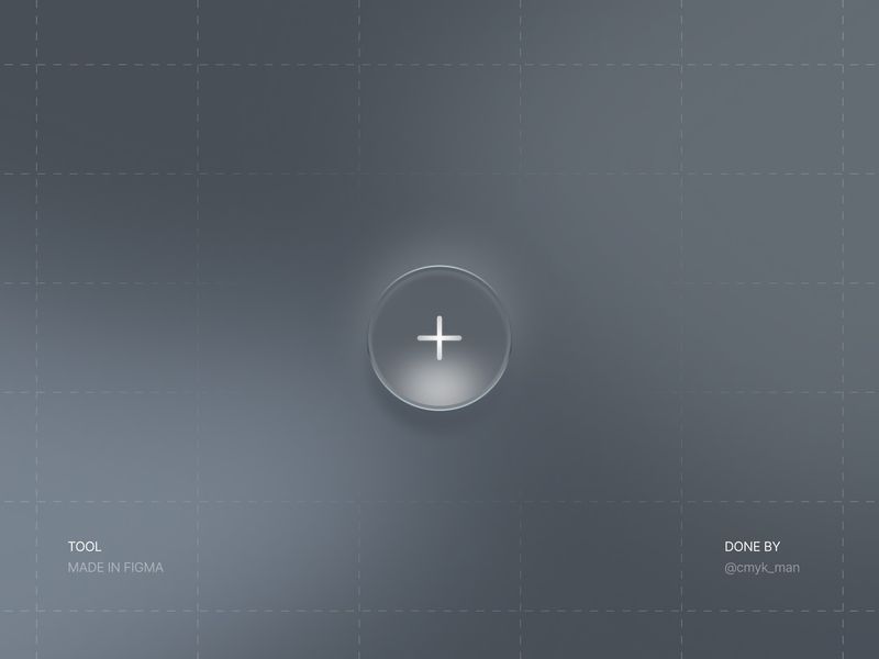 Glassmorphic Action Buttons
