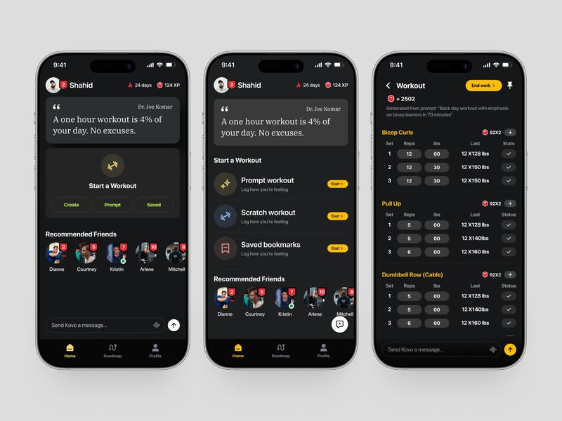 Kovo AI – GYM Workout Planner App