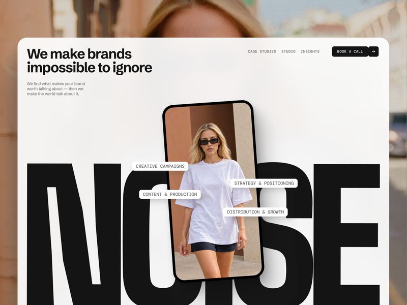 TD_Noise — Website Template for Framer