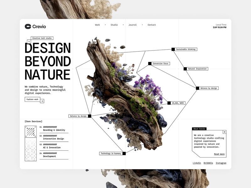 Crevio - Creative Design Agency Website