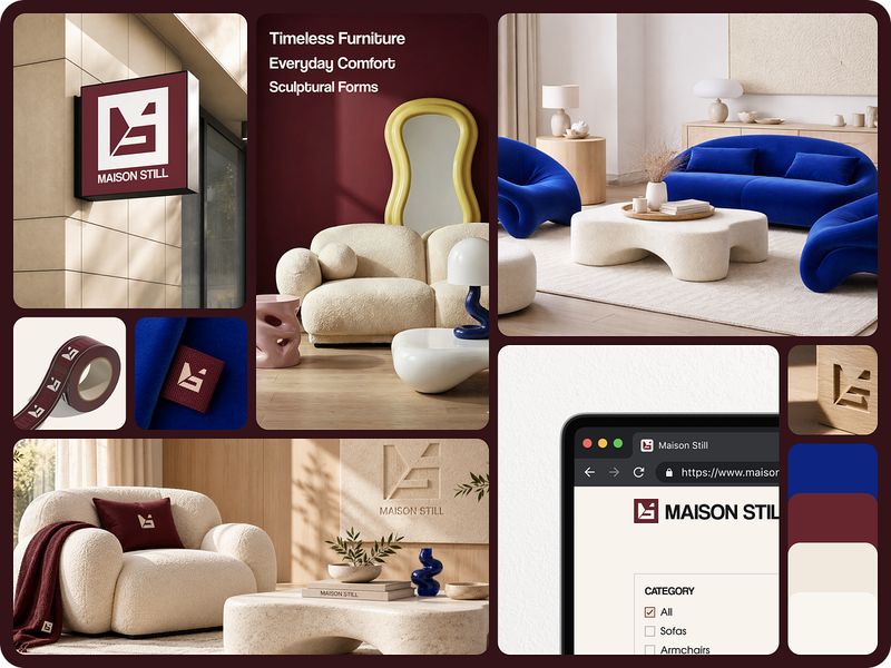 Maison Still – Furniture Brand Identity design