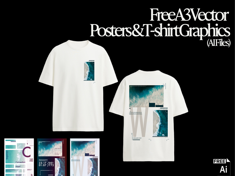 Free A3 Vector Posters & T-shirt Graphics (AI Files)
