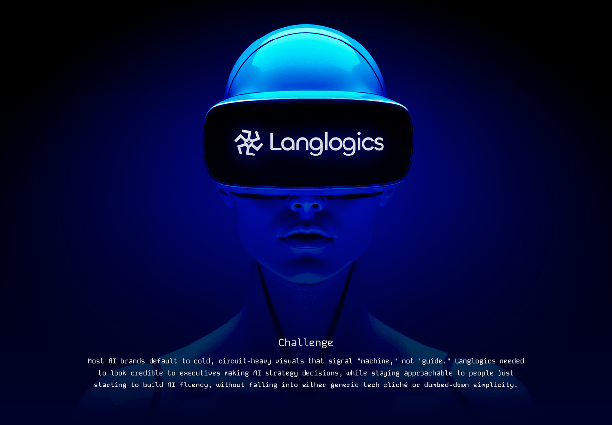 AI Advisory | Langlogics Logo & Branding Image 1