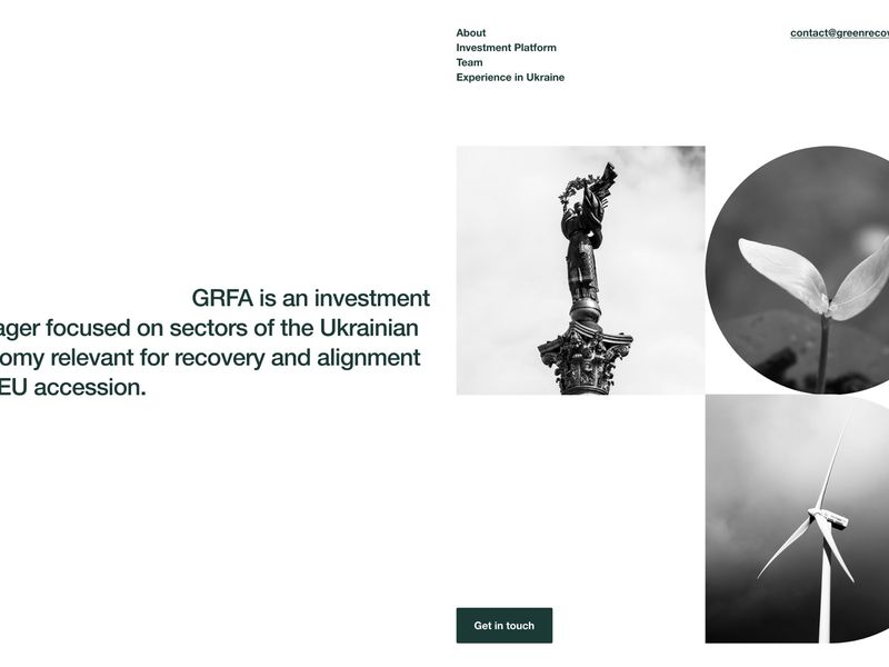 Investment Fund — Web design case