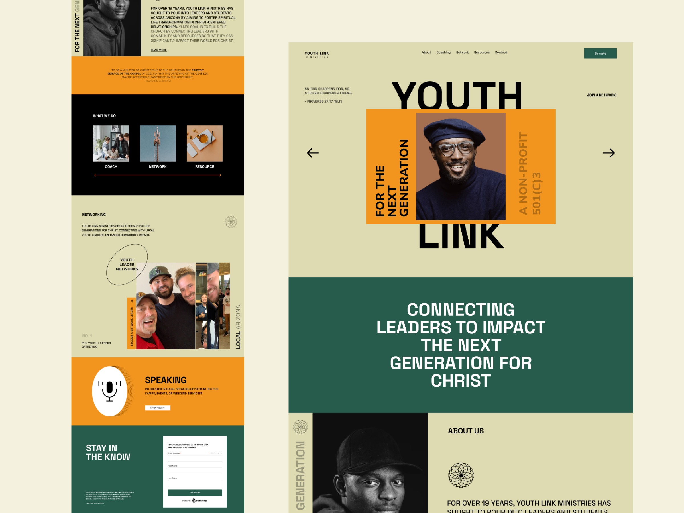 Youth Link - Website Design Image 0