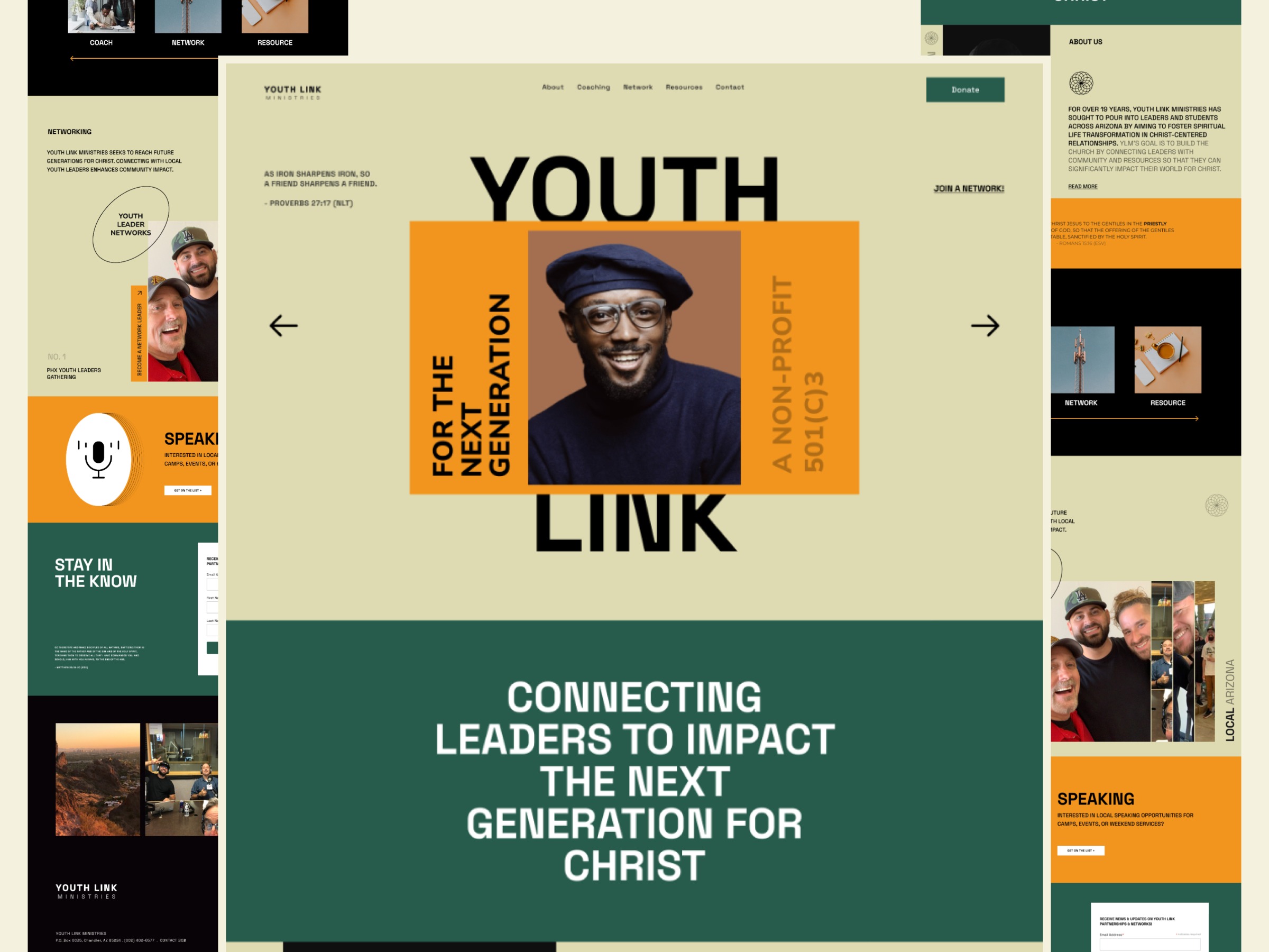 Youth Link - Website Design Image 1