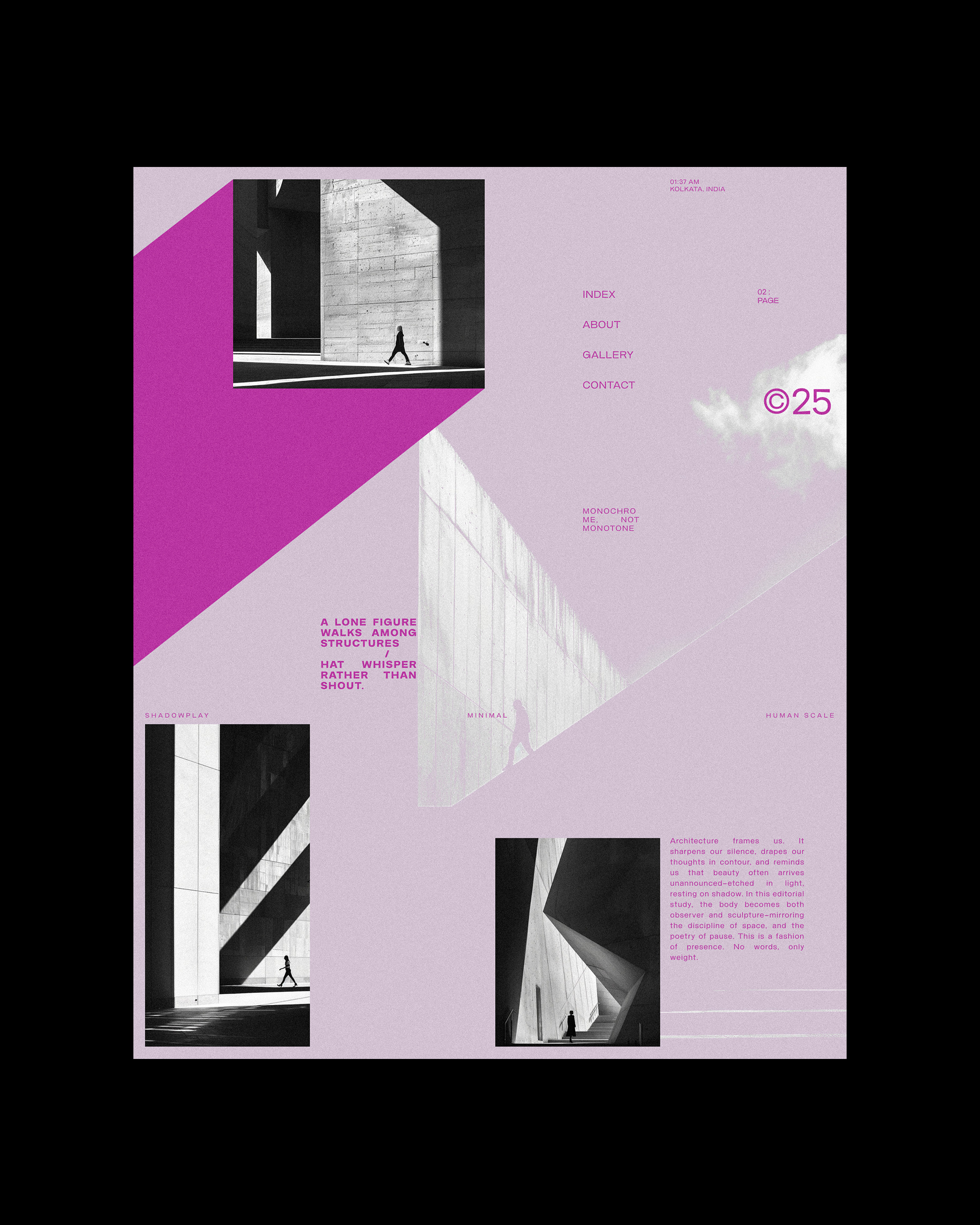 Designing silence into structure—A story told in light, shadow, and space. | Alprav Design Brand Identity Designer Image 1