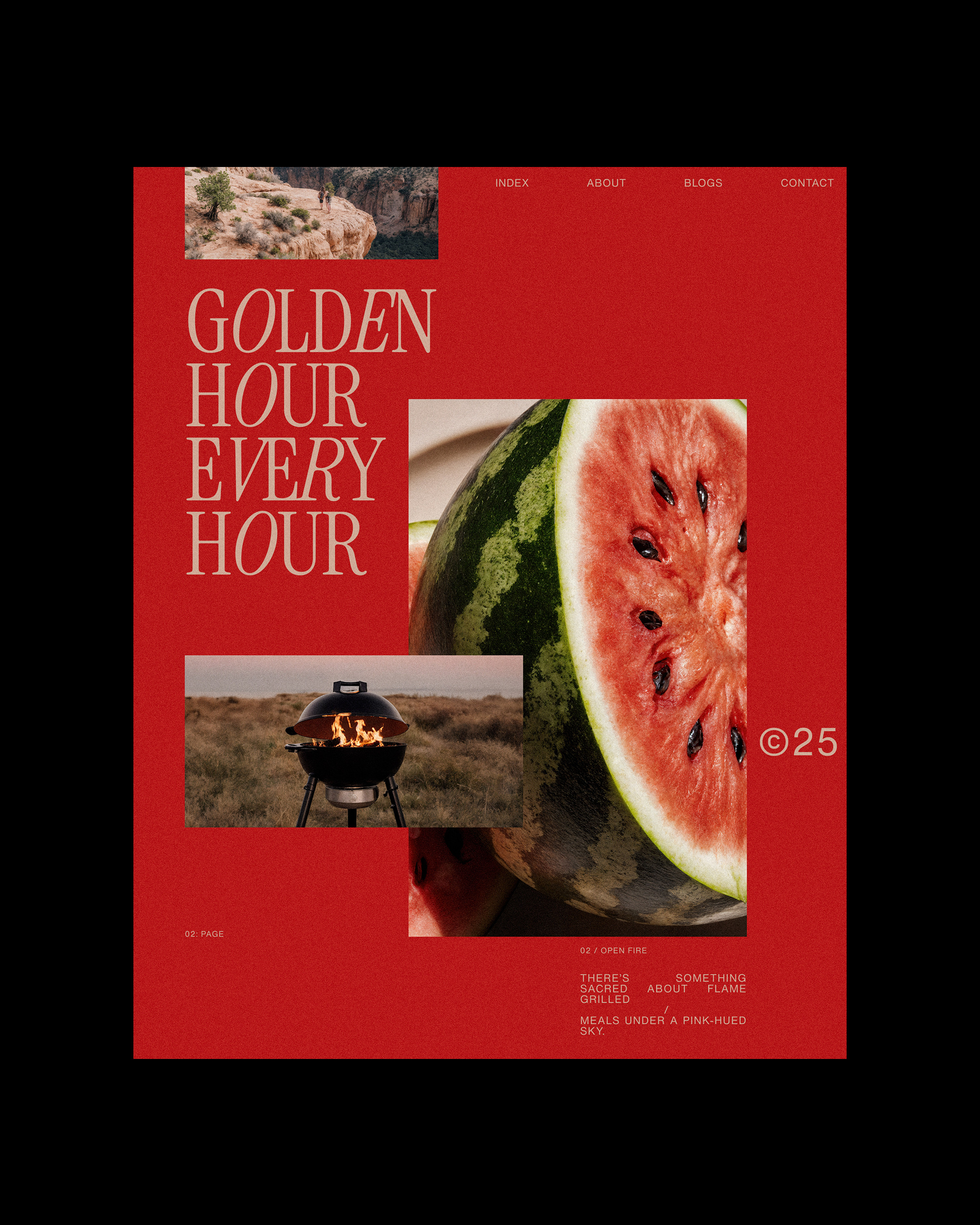 Woven through sun, salt, and slow hours—this editorial layout tells the story of summer as a feeling. | Alprav Design - Brand Identity Designer Image 1