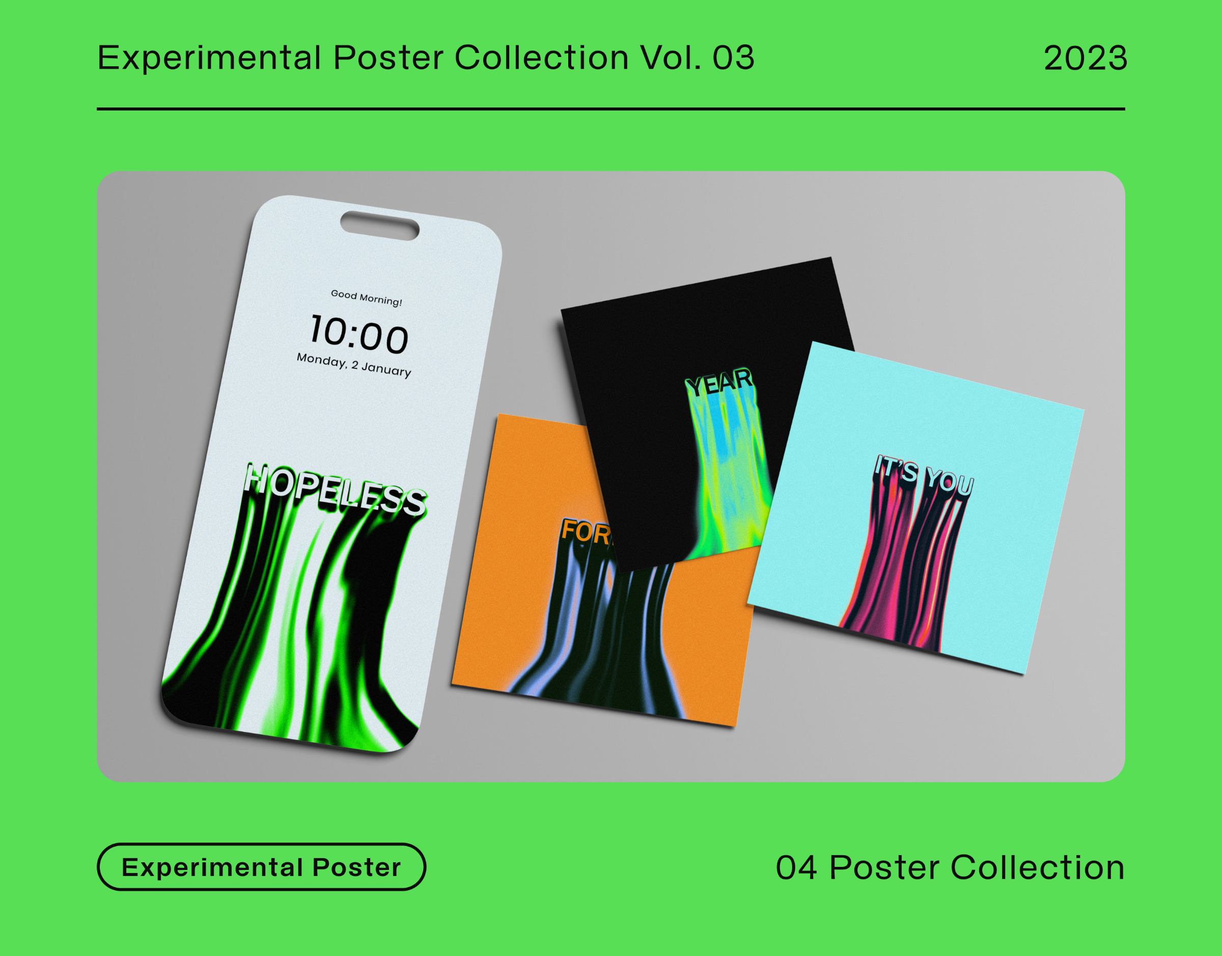 Fluid Text Poster 03