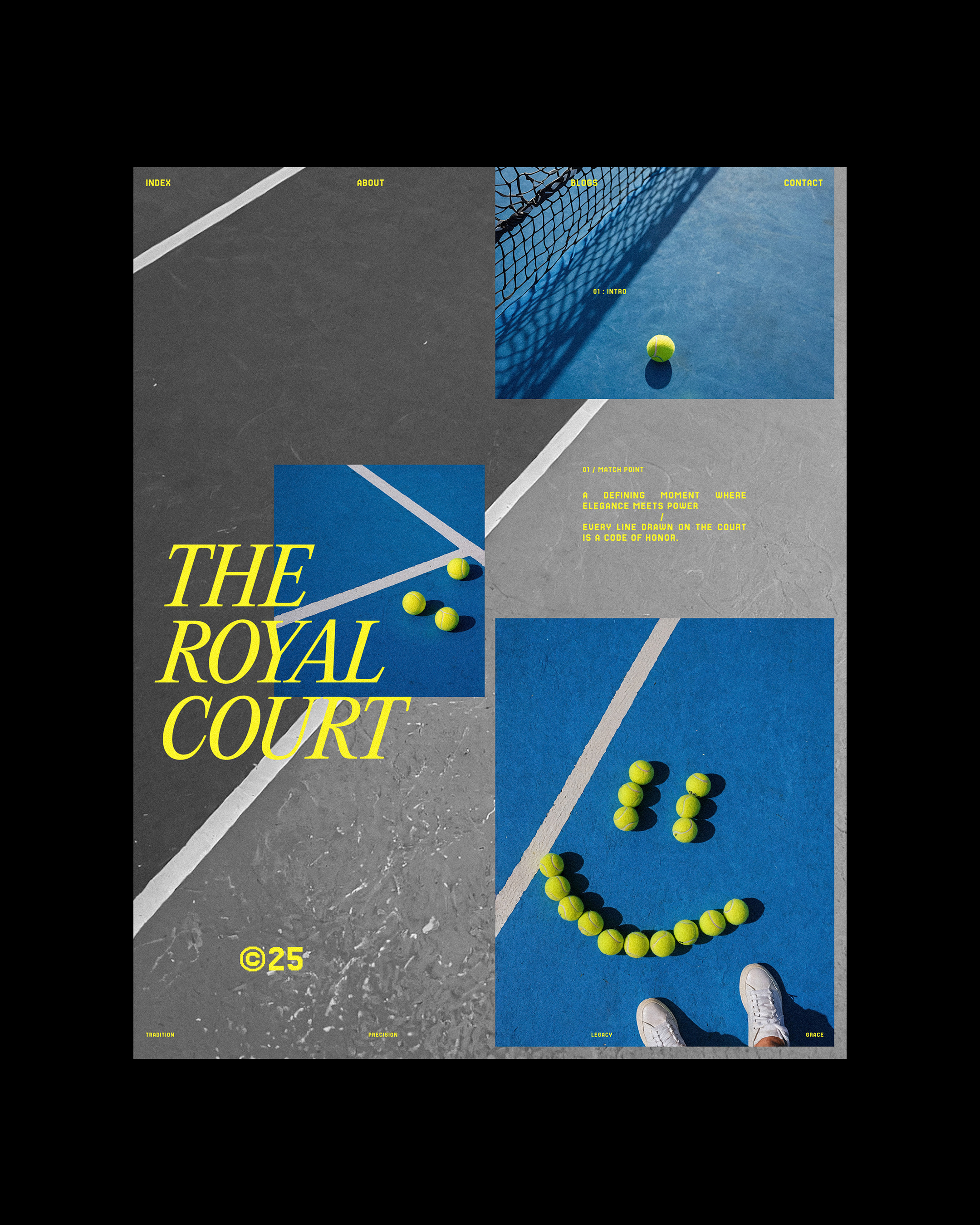 A court of rhythm, ruled by silence. | Alprav Design Brand Identity Designer Image 0