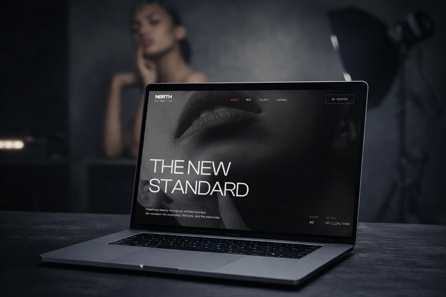 NØRTH Model Scouting Website Design