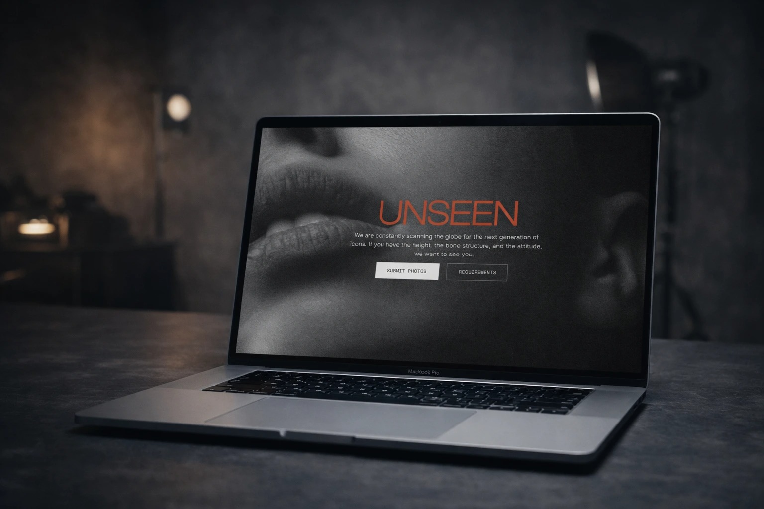 NØRTH Model Scouting Website Design Image 4