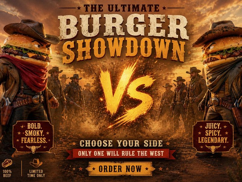Dust Duel — A Cinematic Food Campaign