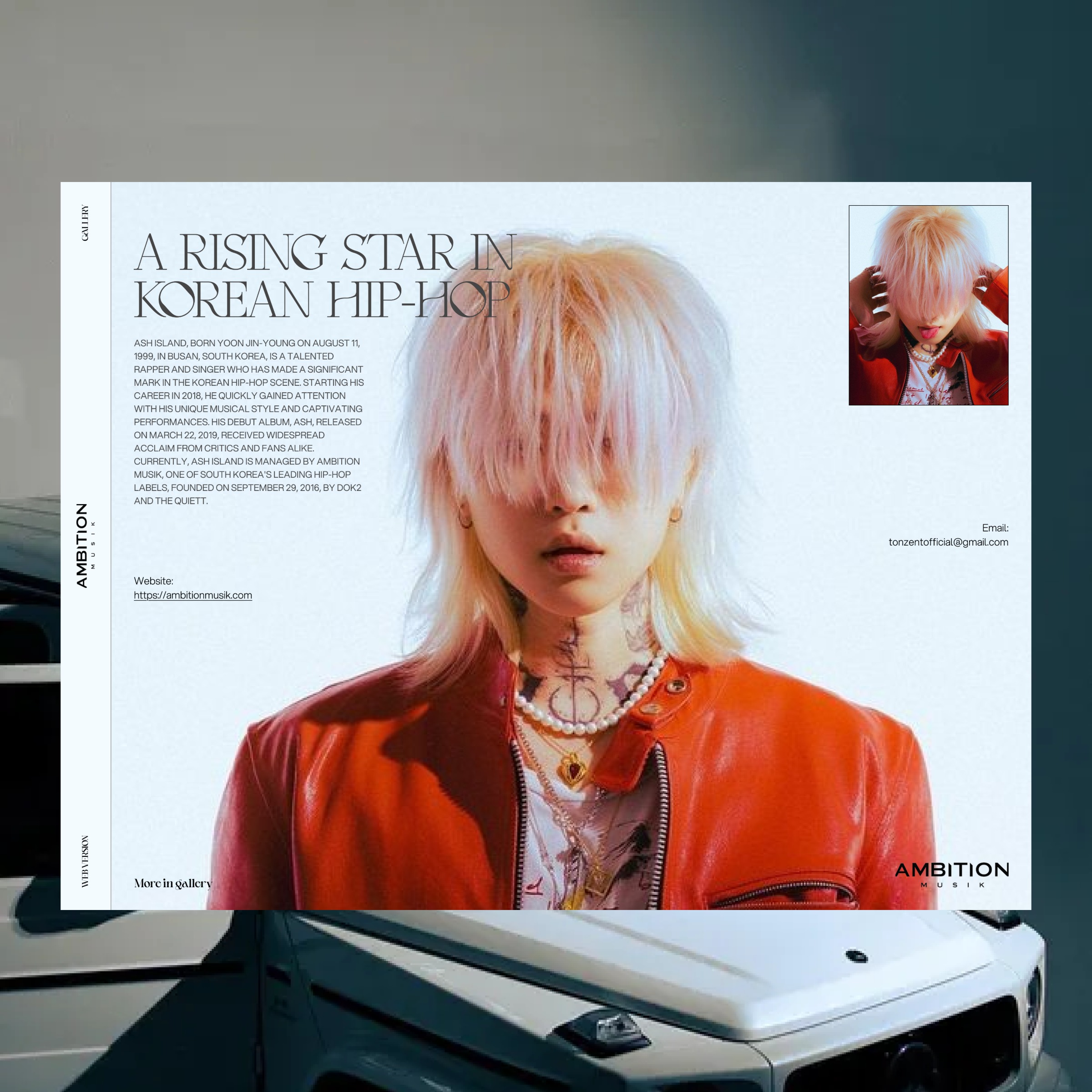 ASH ISLAND - INTRODUCE RAPPER CONCEPT