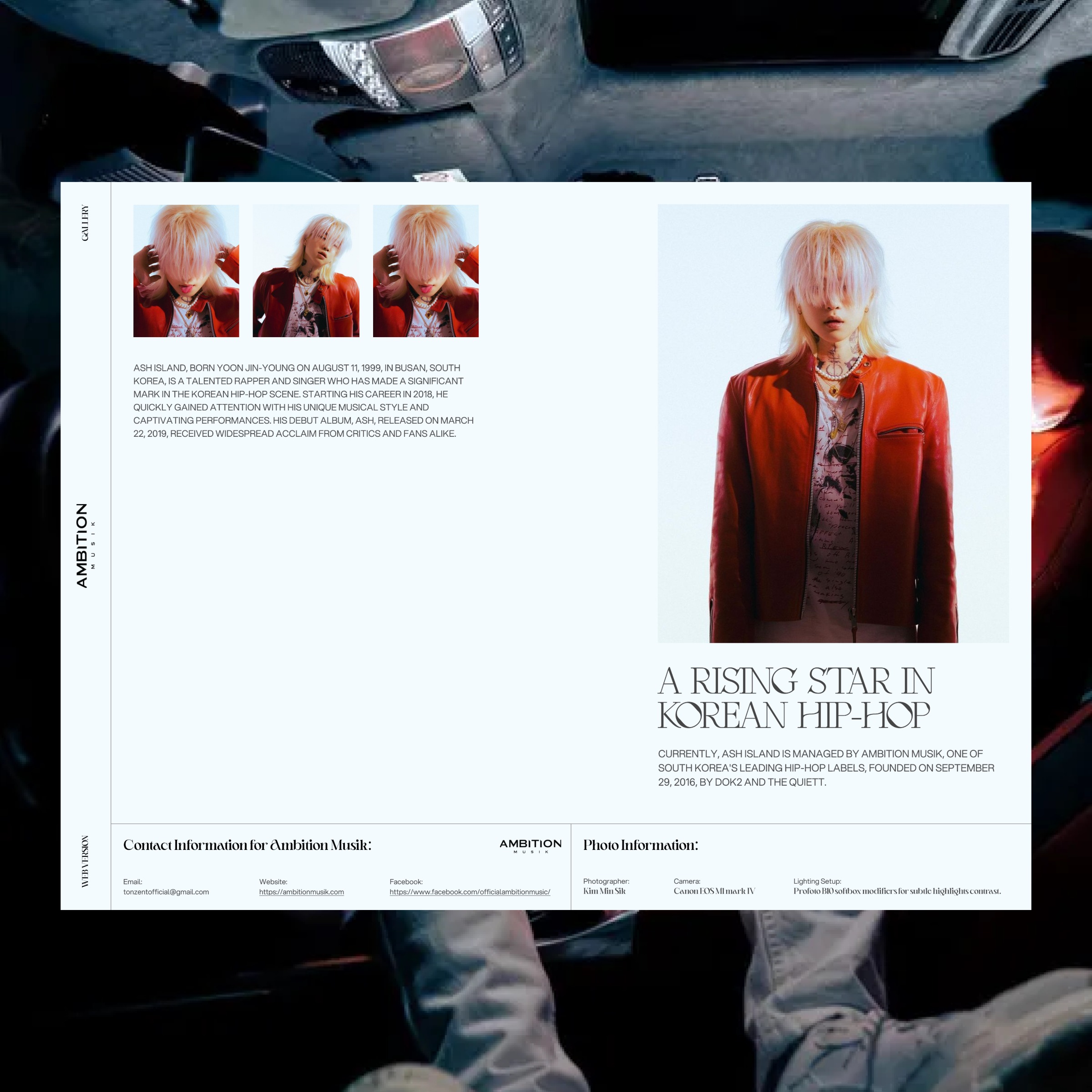 ASH ISLAND - INTRODUCE RAPPER CONCEPT Image 1