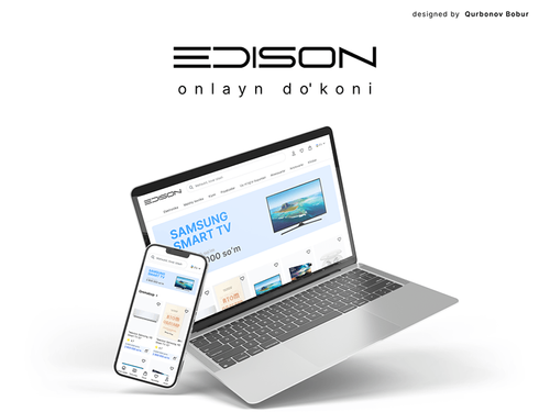 Edison ecommerce website