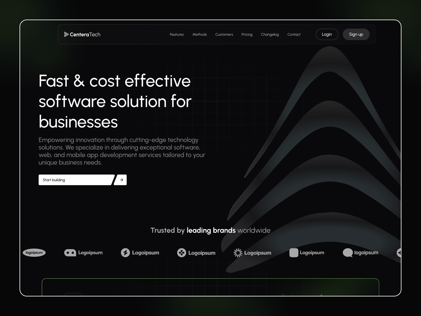 CenteraTech Agency Website - Dark