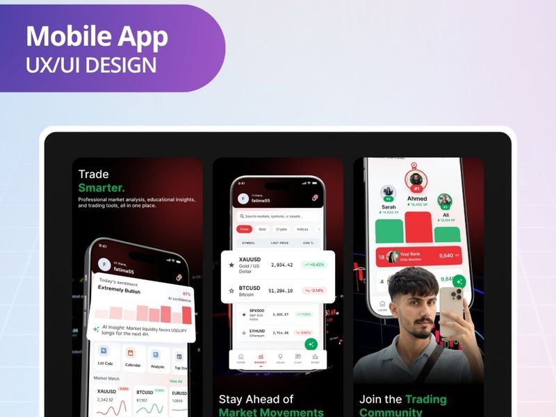 Modern FinTech Trading App UX/UI Design | Mobile App Inspiration