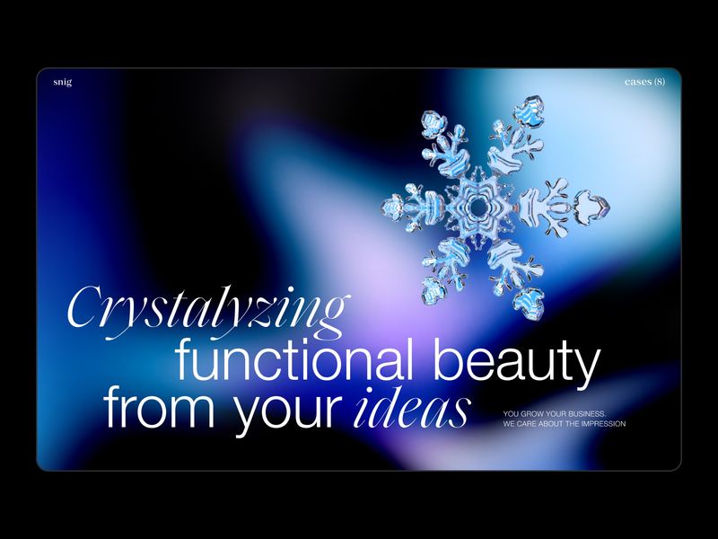 Snig.digital — web & app design