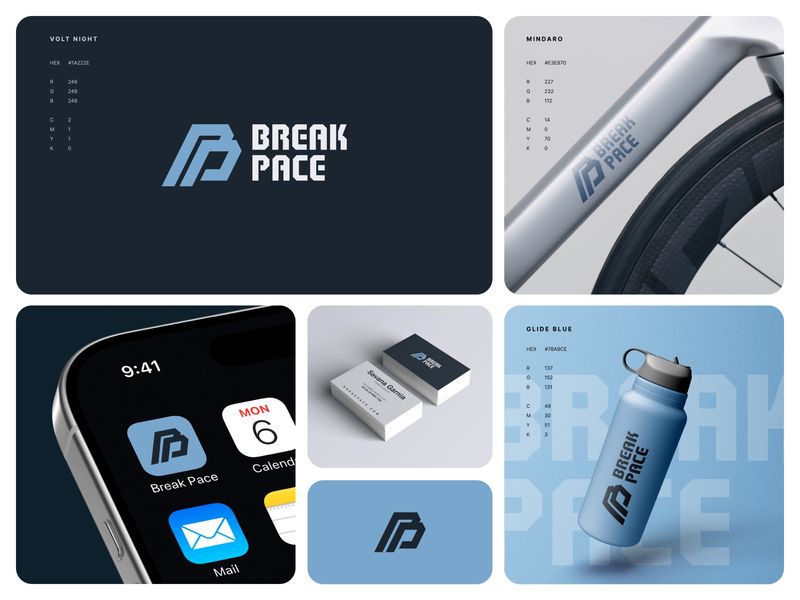 BREAK PACE – Dynamic Activewear Logo For Sale