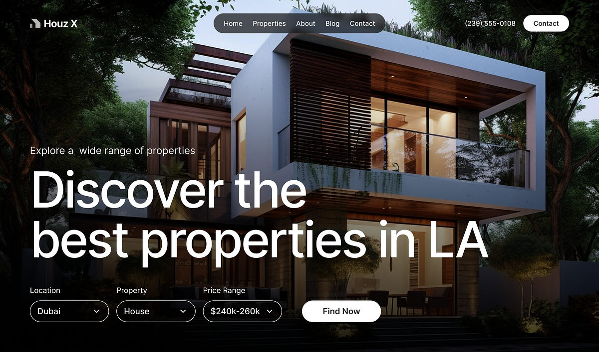 Real Estate Hero Section ⚡ Image 0