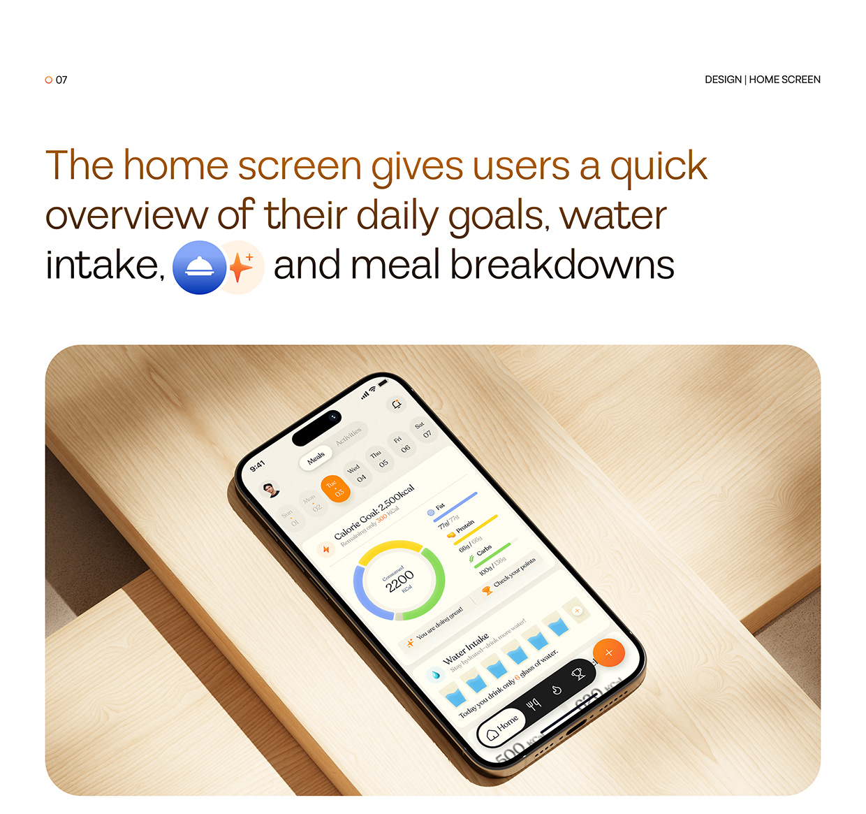 AI Nutrition & Calorie Tracking App – UI UX Design Image 9