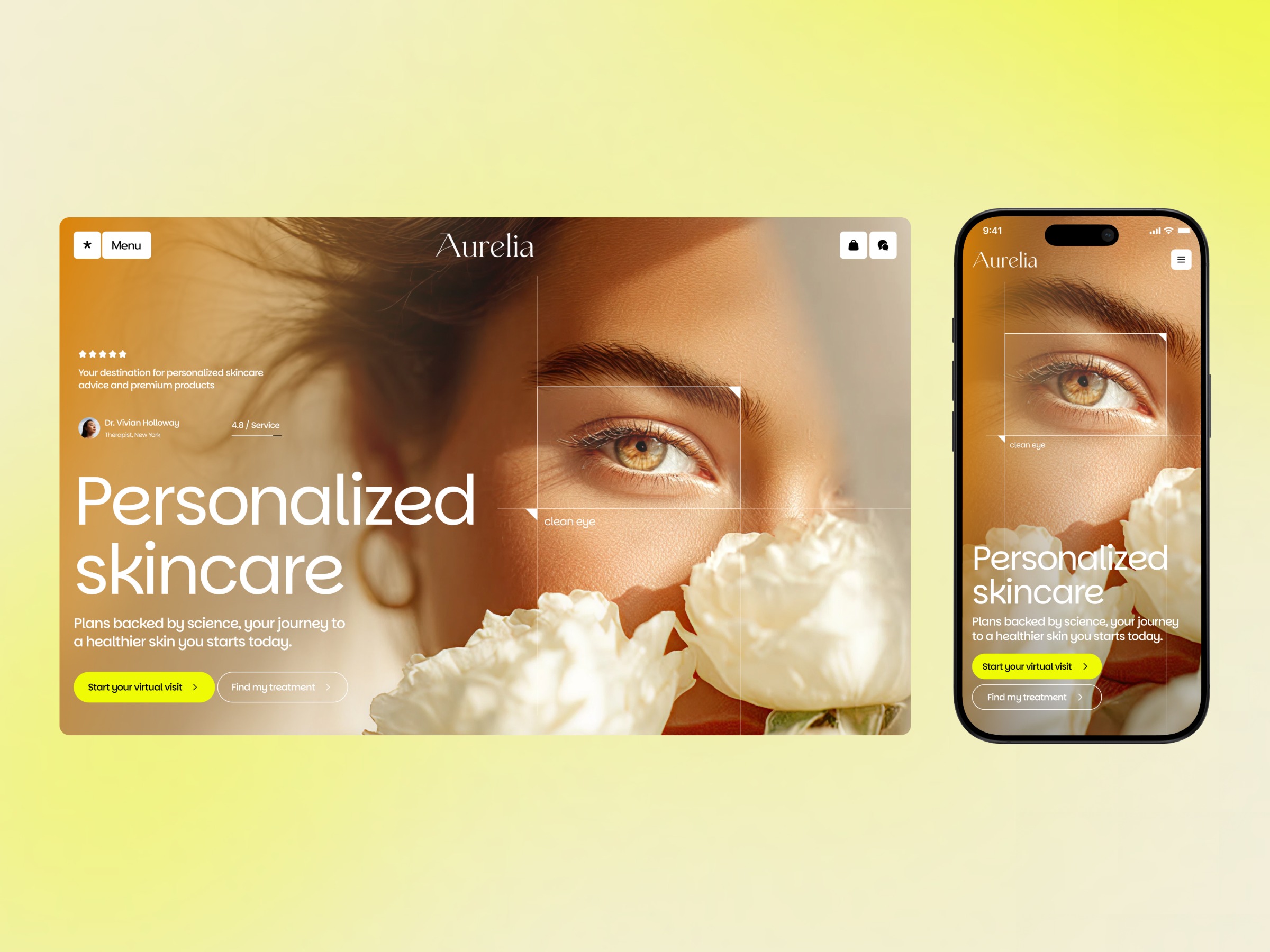 Skincare E-commerce - Mobile UI Design Image 0