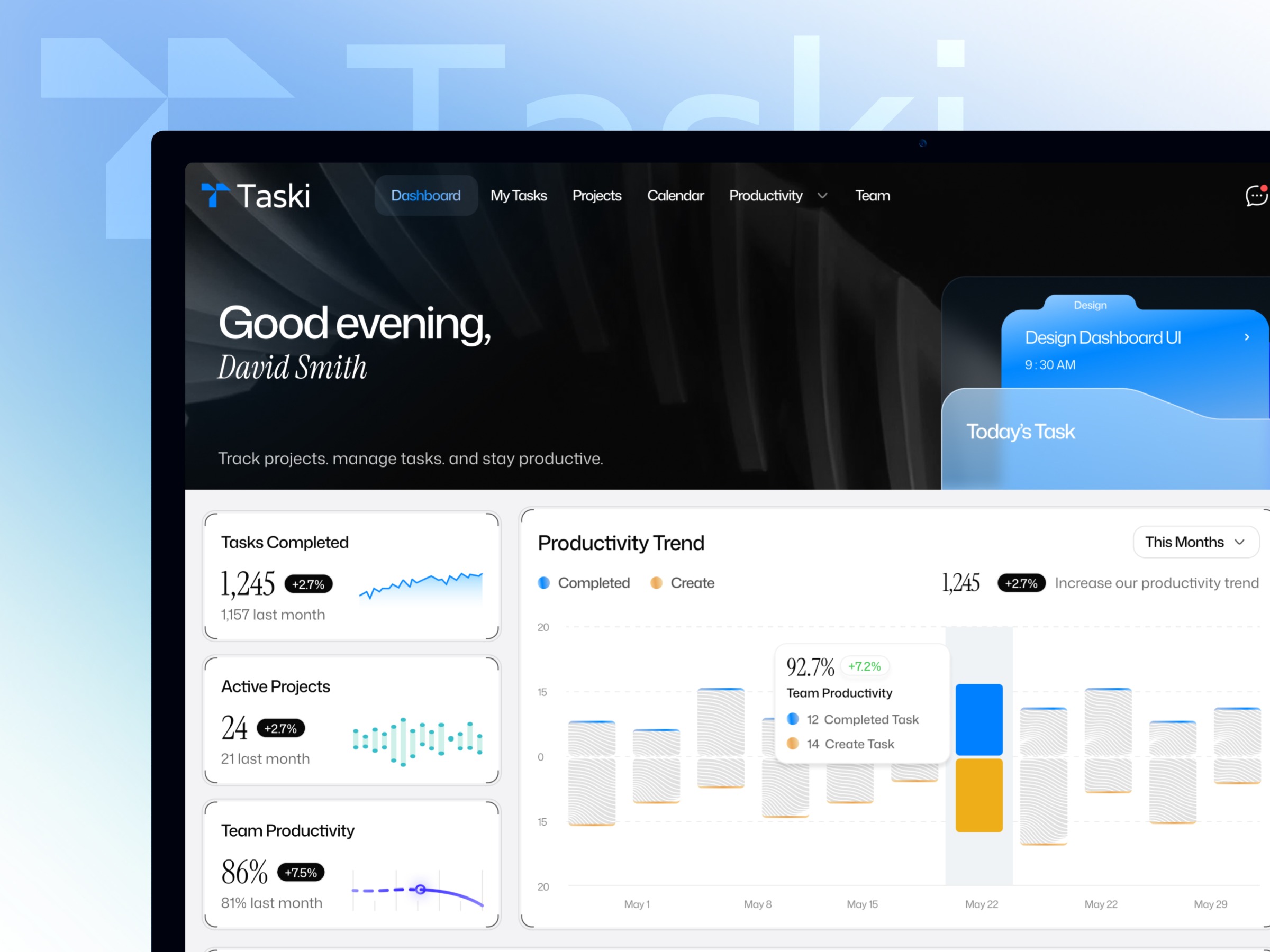 Task Management - Dashboard Design Image 0