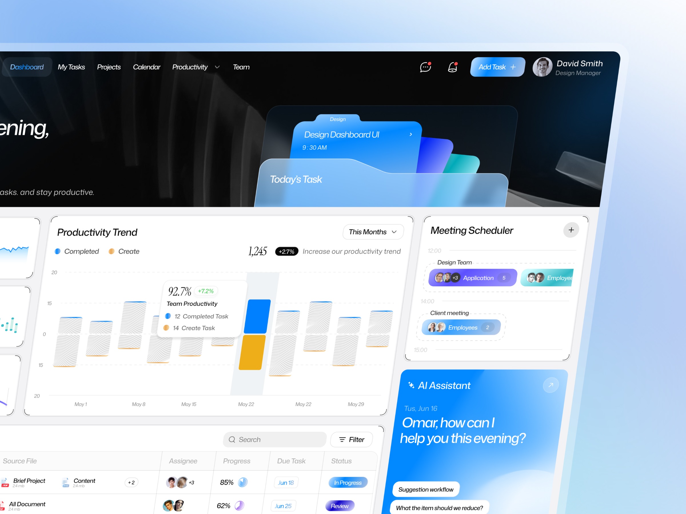 Task Management - Dashboard Design Image 4