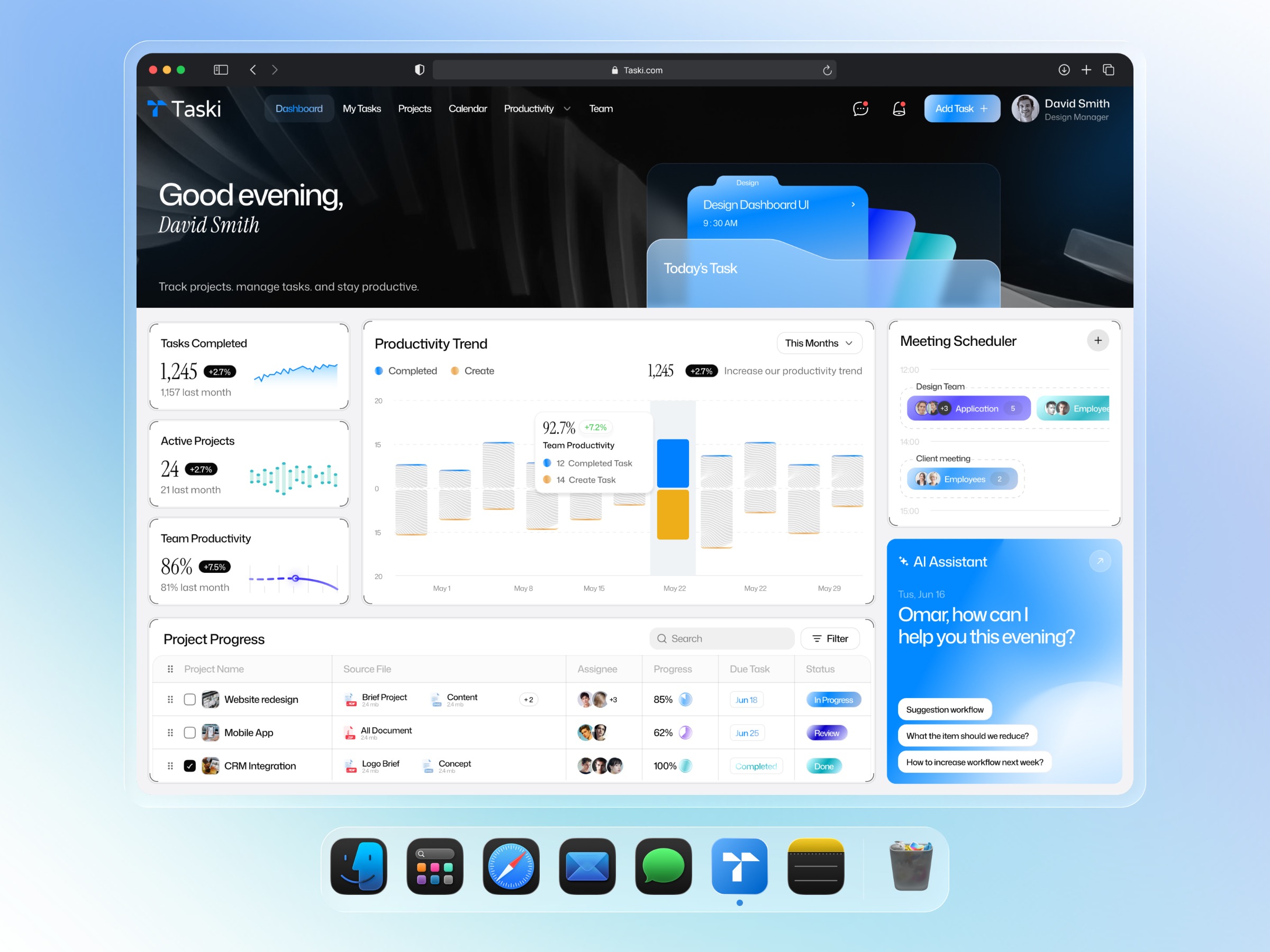 Task Management - Dashboard Design Image 1
